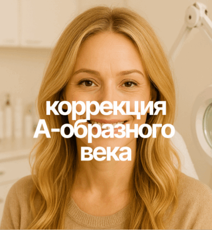 Коррекция А-образного века
